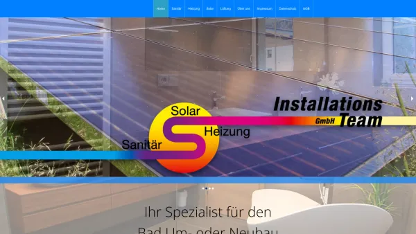 Website Screenshot: Installations-Team Installations Team Lienz/Osttirol - Installationen - Sanitär - Solar - Heilzung - Lüftung - Date: 2023-06-22 15:12:56
