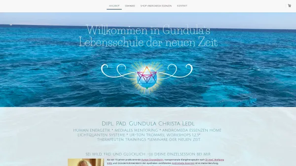 Website Screenshot: Gundula Ledl, Institut Andromeda - Institut Andromeda - Gundula Christa Ledl - Date: 2023-06-22 15:12:56