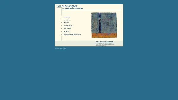 Website Screenshot: Baldeo Claudia Praxis für integrative Gestalttherapie || Mag. Markus Bierbaum - Psychotherapie Innsbruck - Date: 2023-06-22 15:12:56
