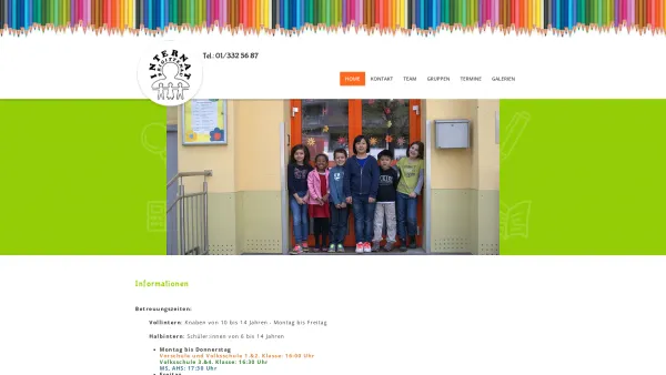 Website Screenshot: Verein Internat Brigittenau - Willkommen auf unserer Homepage - Date: 2023-06-22 15:14:25