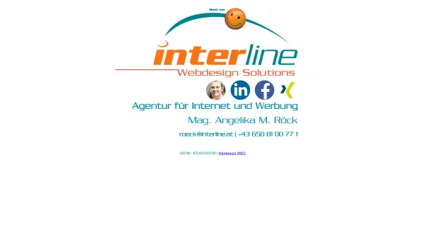Website Screenshot: INTERLINE Webdesign Solutions - index - Date: 2023-06-22 15:14:25