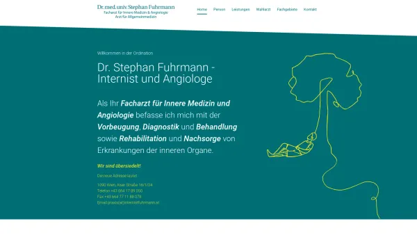 Website Screenshot: Dr. Stephan Fuhrmann - Dr. med. univ. Stephan Fuhrmann – Facharzt für Innere Medizin - Date: 2023-06-22 15:14:26