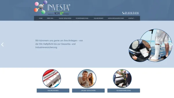 Website Screenshot: INVESTA Sparen Finanzieren Vorsorgen - INVESTA® Versicherungsmakler GmbH in 1020 Wien - Date: 2023-06-22 15:12:59