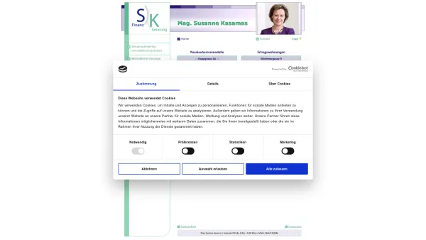 Website Screenshot: Kasamas Susanne SPRIT.ORG. - Mag. Susanne Kasamas - Vermögensberatung - Date: 2023-06-22 15:12:59
