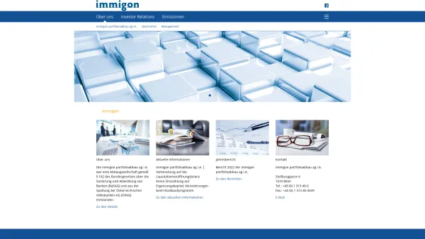 Website Screenshot: Investkredit Bank AG - immigon portfolioabbau ag | immigon portfolioabbau ag i.A. - Date: 2023-06-22 15:12:59
