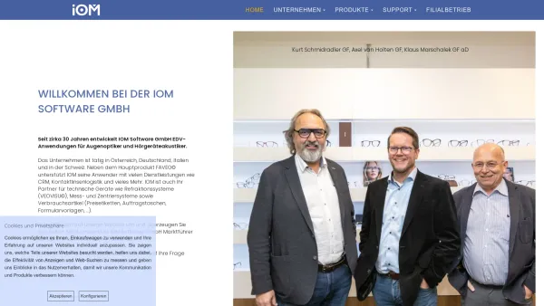 Website Screenshot: IOM Software GmbH - IOM Software GmbH - Home - Date: 2023-06-22 15:12:59