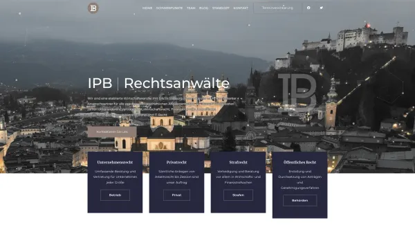 Website Screenshot: IPB Rechtsanwälte - IPB | Rechtsanwälte in Salzburg - Date: 2023-06-26 10:26:27