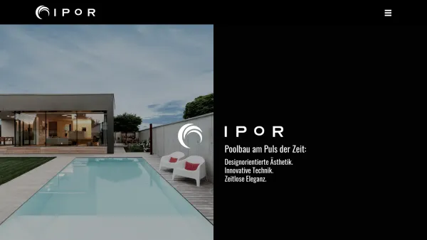 Website Screenshot: IPoR Innovativer Poolbau Ritzberger, Individueller Pool mit Überlaufrinne - IPoR - Innovativer Poolbau Ritzberger - Date: 2023-06-14 10:40:55