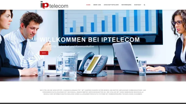 Website Screenshot: iptelecom GmbH. - Home - iptelecom - Date: 2023-06-14 10:40:55