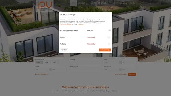 Website Screenshot: IPV Immobilien Projekte & Verkauf GmbH - Home - I.P.V. IMMOBILIEN PROJEKTE & VERKAUF GmbH - Date: 2023-06-26 10:26:27