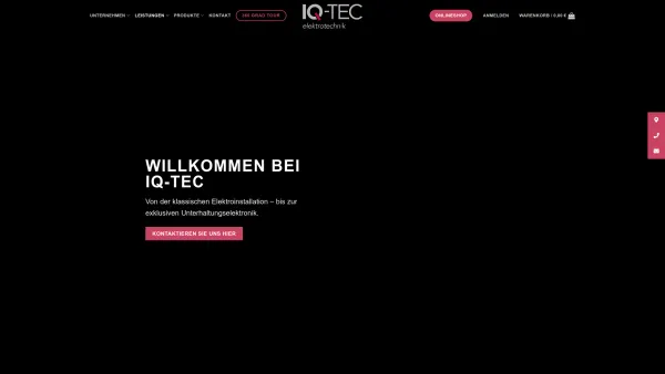 Website Screenshot: Bang & Olufsen IQ-TEC Ing. Schober Mühlthaler OHG Innsbruck - IQ-TEC | Smart Home und Elektroinstallationen in Innsbruck, Tirol - Date: 2023-06-22 15:12:59