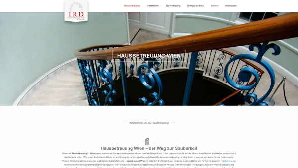 Website Screenshot: IRD Hausbetreuung - Hausbetreuung Wien » IRD Hausbetreuung - Date: 2023-06-22 15:12:59