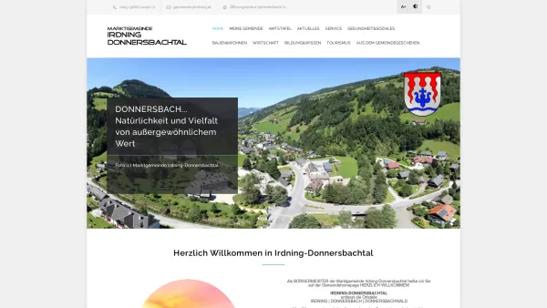 Website Screenshot: Marktgemeinde Irdning - Marktgemeinde Irdning-Donnersbachtal - Date: 2023-06-22 15:12:59