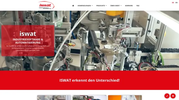 Website Screenshot: ISWAT GmbH - Startseite - Date: 2023-06-14 10:40:58
