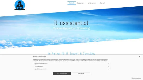 Website Screenshot: it-assistant.at Linz Exchange Server IT Dienstleistungen EDV Servicevertrag - it-assistent: Professioneller IT-Support für Einzelunternehmer & KMU - Date: 2023-06-23 12:04:08