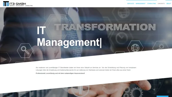 Website Screenshot: IT-consult GmbH - IT3 - Services | Management | Consulting - Date: 2023-06-14 10:40:58