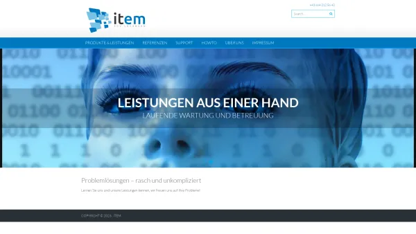 Website Screenshot: ITEM (InformationsTechnik Edenhauser Martin) - ITEM – EDV Lösungen - Date: 2023-06-15 16:02:34