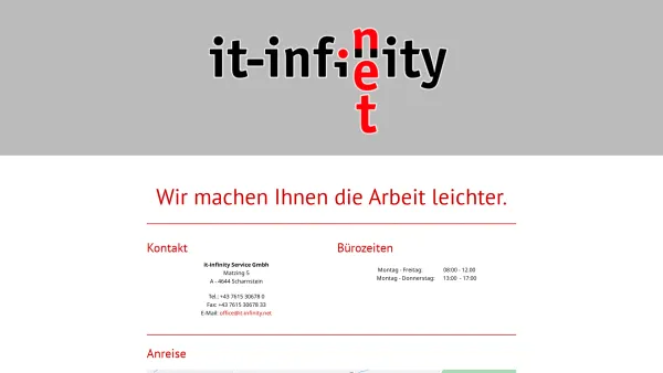 Website Screenshot: it-infinity Service GmbH - Home - it-infinity Service GmbH - Date: 2023-06-14 10:40:58