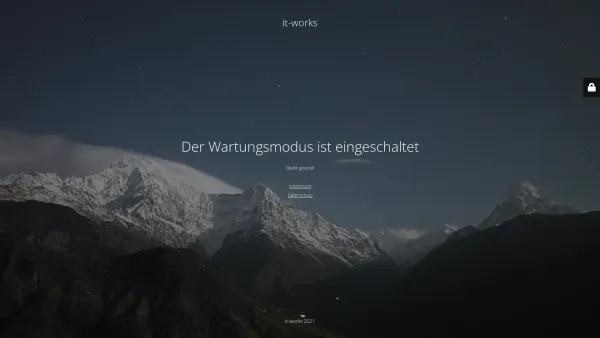 Website Screenshot: it-works.at - Die Website ist im Aufbau - Date: 2023-06-14 10:40:58