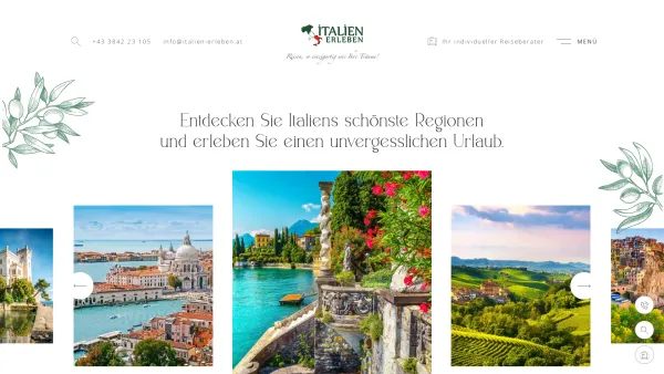 Website Screenshot: Selective Reisen Elfi Baumann-Pucher GmbH - Italien Erleben - Ihr Italien Reise-Spezialist seit mehr als 25 Jahren! - Date: 2023-06-14 10:40:58