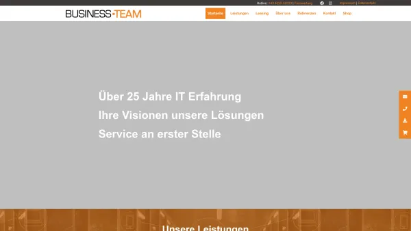 Website Screenshot: Oliver Huber itdienstleistung - Startseite - Business Team Huber KG - Date: 2023-06-23 12:04:09
