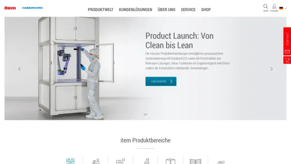 Website Screenshot: Haberkorn GmbH - Home - item Industrietechnik GmbH - Date: 2023-06-14 10:40:58