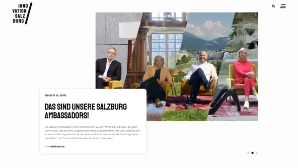 Website Screenshot: Innovations und Technologietransfer Salzburg GmbH (ITG Salzburg) - Home - Innovation Salzburg - Date: 2023-06-23 12:04:09