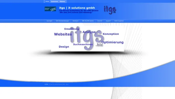 Website Screenshot: itgs it solutions gmbh - itgs | it solutions gmbh | Gleisdorf, Ludersdorf | EDV Systemhaus - Date: 2023-06-14 10:40:58