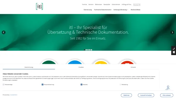 Website Screenshot: itl Institut für technische Literatur GmbH - itl GmbH – itl Institut für technische Literatur - Date: 2023-06-15 16:02:34