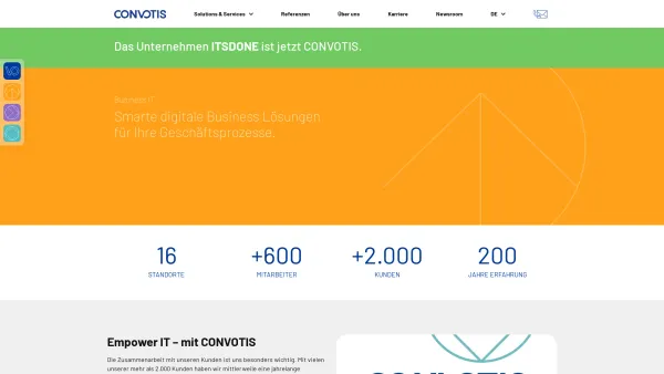 Website Screenshot: ITSDONE - Startseite | CONVOTIS GmbH - Date: 2023-06-23 12:04:11