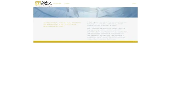 Website Screenshot: IT WALL Information Technologies Wallentin GmbH - IT Wall - Date: 2023-06-23 12:04:11