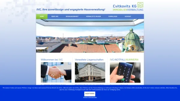 Website Screenshot: Immobilienverwaltung Cvitkovits Cvitkovits KEG - Haupt - Date: 2023-06-14 10:40:58