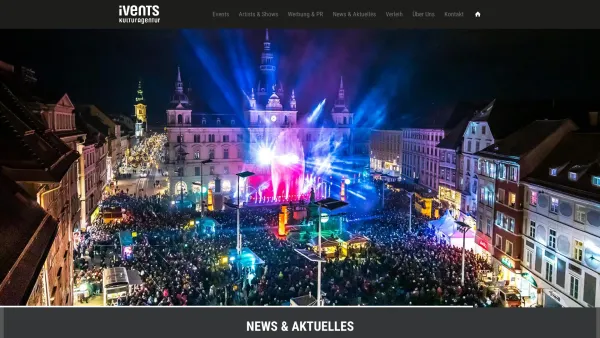 Website Screenshot: Ivents Kulturagentur Aufsteirern - Home - ivents.at - Date: 2023-06-14 10:40:58