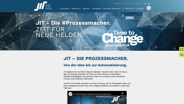 Website Screenshot: "J-IT" IT-Dienstleistungs GesmbH - JIT- Ihre Experten für Prozess Automatisierung und Softwareentwicklung - Date: 2023-06-23 12:04:11
