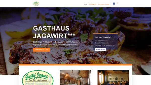 Website Screenshot: Hermann Gasthof Jagawirt Fam. Jell Sarleinsbach O - Gasthaus Jagawirt*** - Date: 2023-06-23 12:04:14