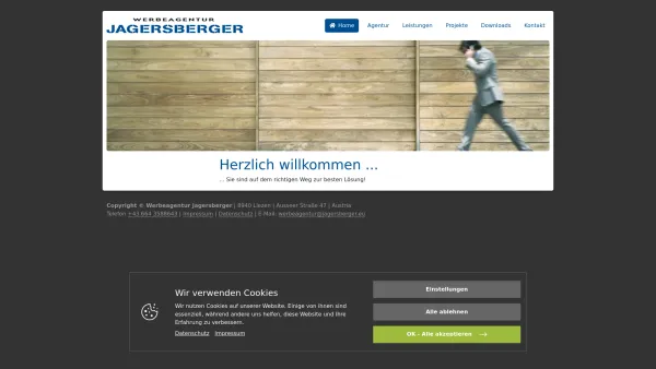 Website Screenshot: Werbeagentur Jagersberger - Home - Werbeagentur Jagersberger - Date: 2023-06-14 10:40:58