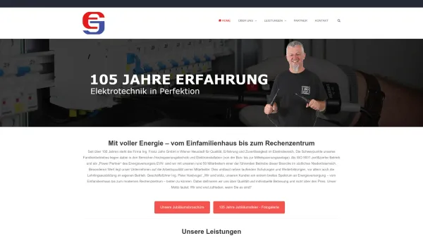 Website Screenshot: Ing. Franz Jahn GmbH - Ing. Franz Jahn GmbH – Elektrotechnik in Perfektion - Date: 2023-06-23 12:04:14
