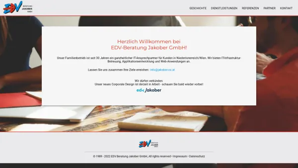 Website Screenshot: EDV-Beratung Jakober GmbH - EDV Beratung Jakober - Date: 2023-06-23 12:04:14