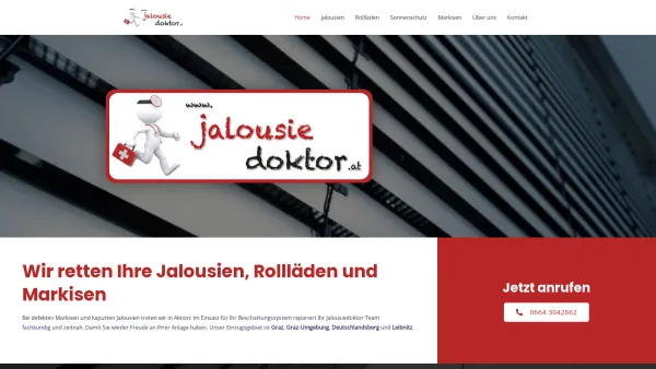 Website Screenshot: Jalousiedoktor Markisen, Rollo, Sonnenschutz - Home - Jalousiedoktor - Date: 2023-06-14 16:36:28