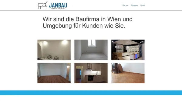 Website Screenshot: Janbau e. U. - Baufirma in Wien | Jetzt Angebot anfordern | Janbau - Date: 2023-06-14 10:40:58