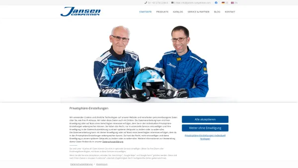 Website Screenshot: Falko Jansen Competition - Jansen Competition – Wir Leben Motorsport - Date: 2023-06-15 16:02:34