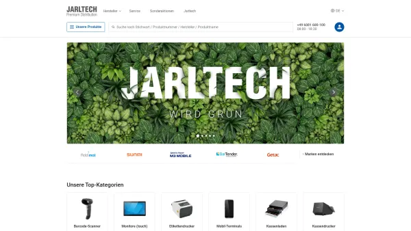 Website Screenshot: Jarltech Europe GmbH - Jarltech Homepage | Jarltech.com - Date: 2023-06-14 10:41:01