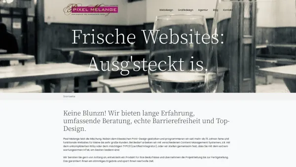 Website Screenshot: Jürgen BartlWebdesign & Webprogrammierung - Webdesign Barrierefrei Print-Werbung - Web-Agentur Wien - Date: 2023-06-23 12:04:17