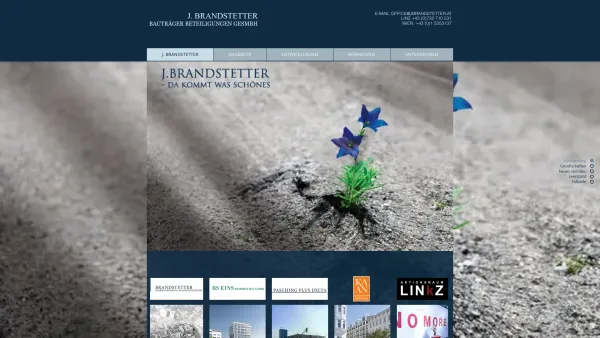 Website Screenshot: J. Brandstetter Bauträger Beteiligungen GesmbH - J. Brandstetter Bauträger Beteiligungen GmbH - Date: 2023-06-15 16:02:34