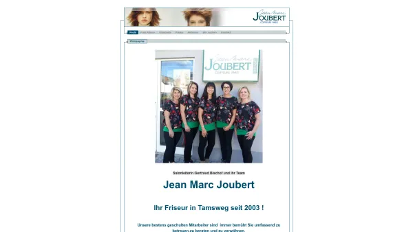 Website Screenshot: FAMRO Friseur Jean Marc Joubert - Startseite - Date: 2023-06-14 10:41:01