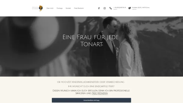 Website Screenshot: Jede Tonart . Manuela Zobl eine Frau für jede Tonart - Gesang - Date: 2023-06-14 10:41:01
