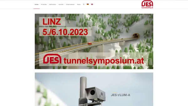 Website Screenshot: JES Elektrotechnik GmbH - Home - JES tunnelsicherheit.at - Date: 2023-06-23 12:04:17