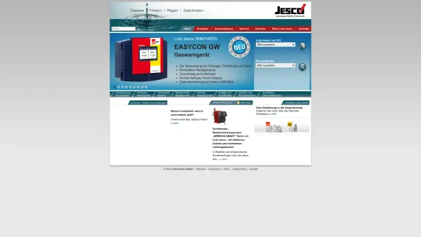 Website Screenshot: Lutz-Jesco GmbH Österreich - Dosierpumpen Chlorgas Dosierung Desinfektion Wasser Behandlung - Lutz-Jesco GmbH -  Lutz-Jesco DE/AT/HU/NL/UK - Date: 2023-06-23 12:04:17