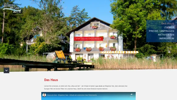 Website Screenshot: Jesse HAUS AM SEE - Haus am See Klopeiner See - Date: 2023-06-23 12:04:17