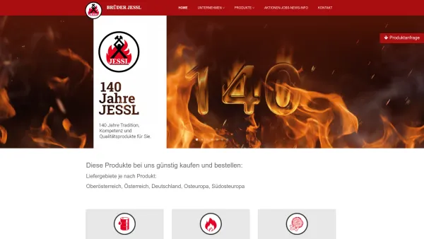Website Screenshot: Brueder Jessl, Linz - Home » Brüder Jessl KG - Date: 2023-06-15 16:02:34